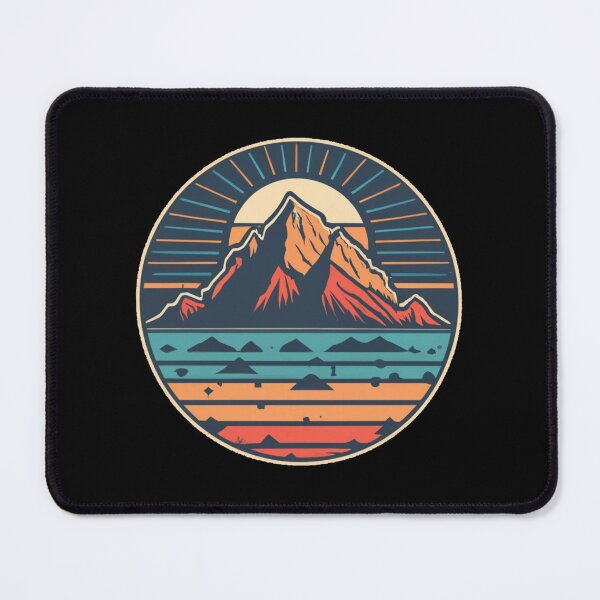 Item preview, Vintage colors sunset and sunset in the mountains designed and sold by desinganddecor.