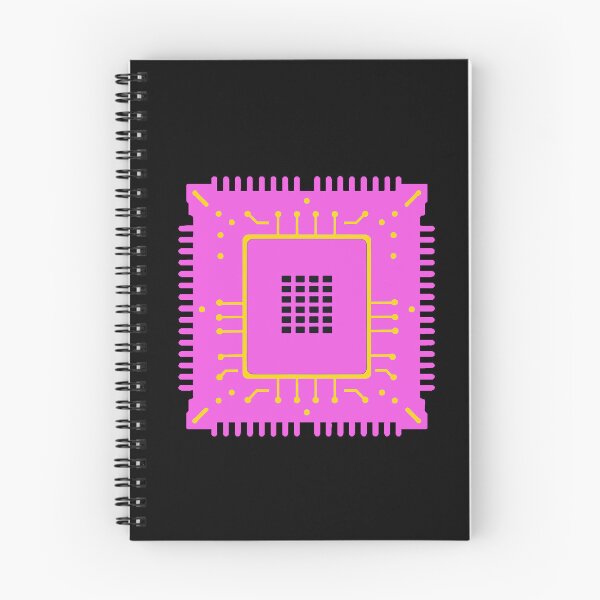 Item preview, Artistic Colourful CPU in Pink, Gold and Black designed and sold by Andrew Frelas.