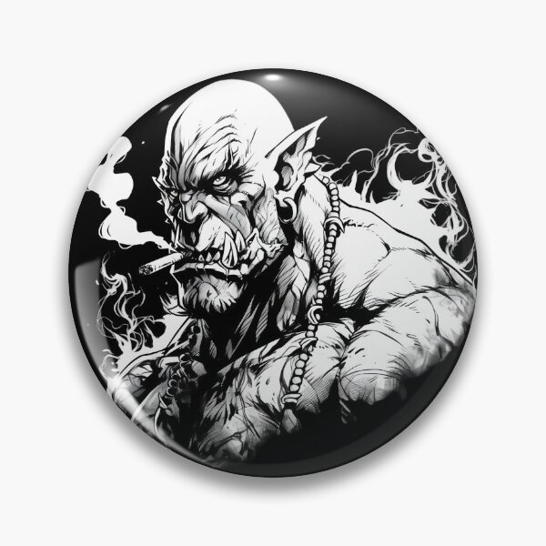 Item preview, Cool orcish gang leader designed and sold by GruumchsGoods.