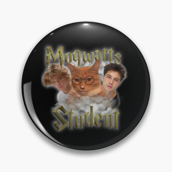 Item preview, Mogwarts Students. Viral Lookmaxxing Meme. Jordan Barett & Chico & Mewing Cat designed and sold by SillyMerchant.