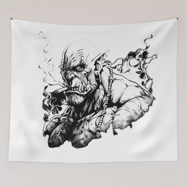 Item preview, Cool orcish gang leader designed and sold by GruumchsGoods.