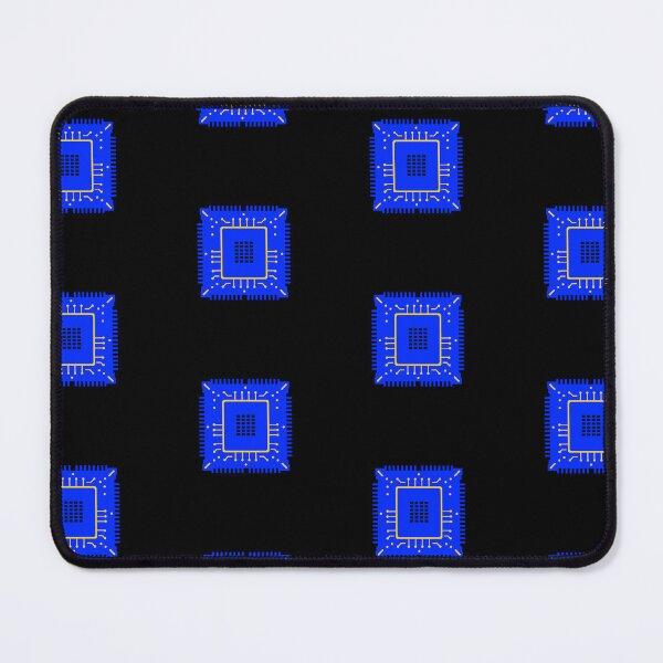 Item preview, Artistic Colourful CPU in Blue Gold and Black designed and sold by Andrew Frelas.