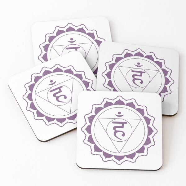 Item preview, Throat Chakra Mandala - Snow + Plum designed and sold by Irene Estelle.