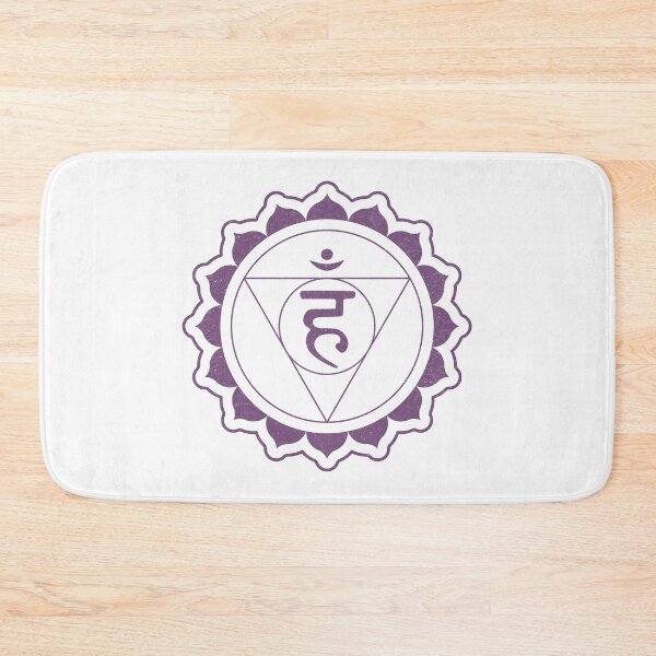 Item preview, Throat Chakra Mandala - Snow + Plum designed and sold by Irene Estelle.