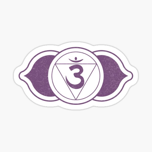 Item preview, Third Eye Chakra Mandala - Snow + Plum designed and sold by Irene Estelle.