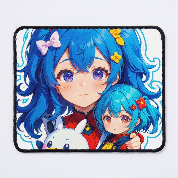 Item preview, Ocean Girl Sisters Cuddlebunny designed and sold by StickerStarSaga.