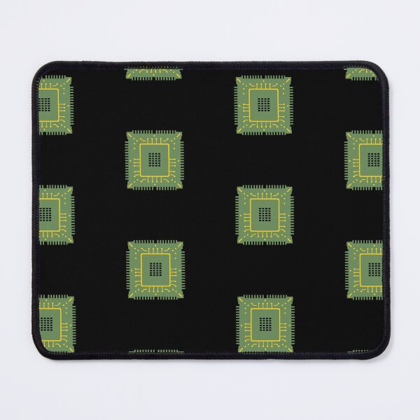 Item preview, Artistic Colourful CPU in Retro PCB Green, Gold and Black designed and sold by Andrew Frelas.