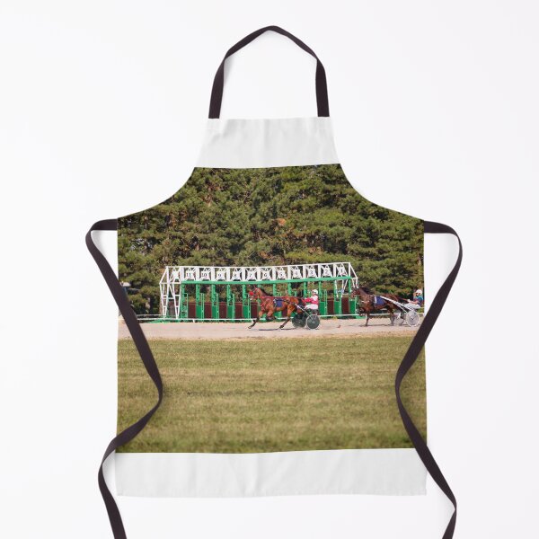 Item preview, Horses trotter breed in motion on hippodrome, Harness horse racing designed and sold by goceris.