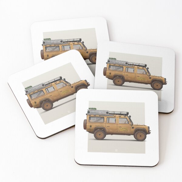Item preview, Sandglow Defender 110 Camel Trophy - Automotive Illustration designed and sold by Jalan Jalan Sore.