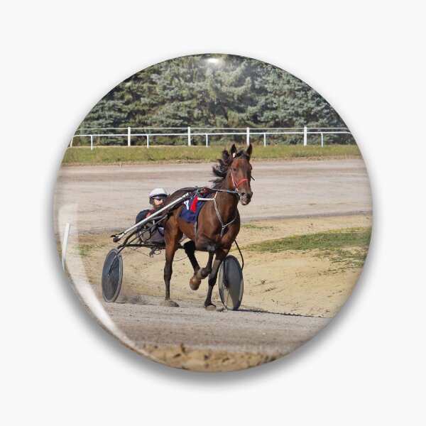Item preview, Horse trotter breed in motion on hippodrome designed and sold by goceris.