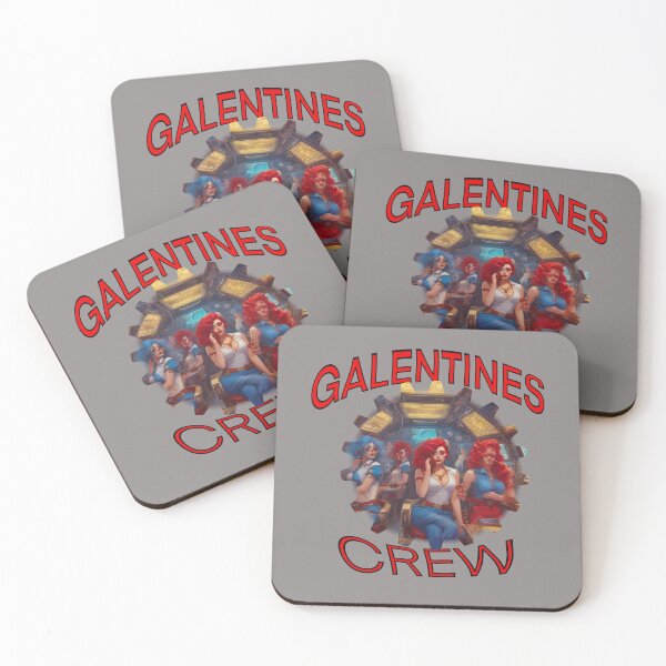 Item preview, Super girl power Galentines crew submarine girls only crew designed and sold by sailorsam1805.