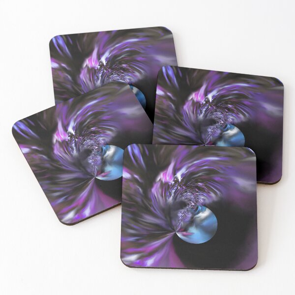 Item preview, small blue pearl on a purple drape designed and sold by Gabriel BOCQUAIRE.