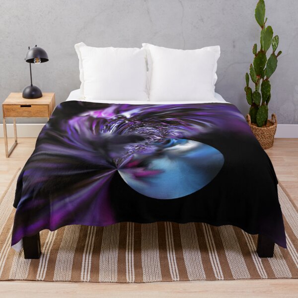 Item preview, small blue pearl on a purple drape designed and sold by Gabriel BOCQUAIRE.