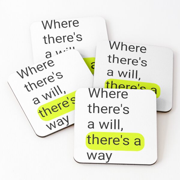 Item preview, Where there's a will, there's a way. designed and sold by infinitty art.