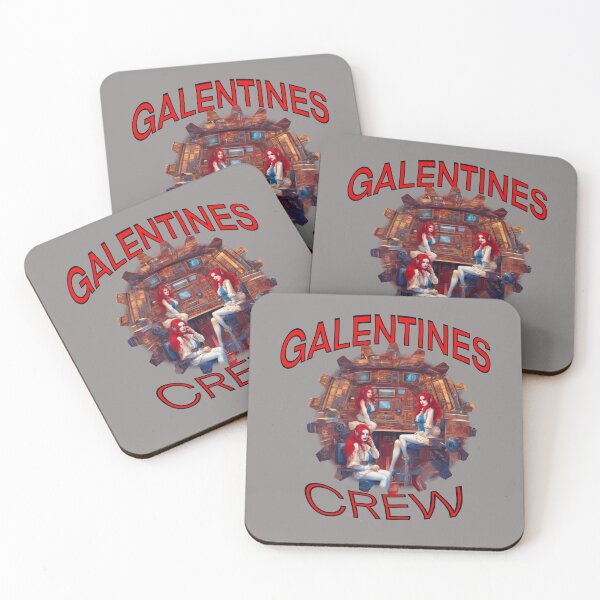 Item preview, The Surreal Super girl power Galentines crew submarine girls only crew designed and sold by sailorsam1805.