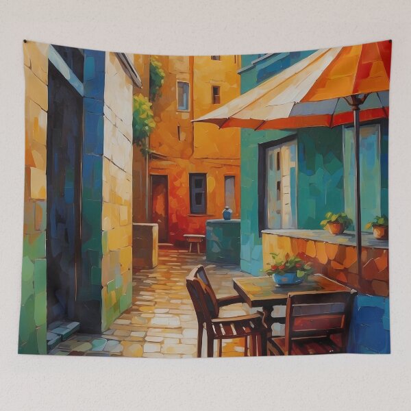 Item preview, Quiet Corner: A Mediterranean Alley designed and sold by Vitalka-uk.