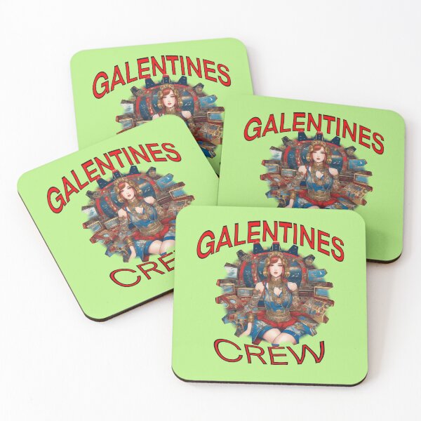 Item preview, A group of Super girl power Galentines crew submarine girls only crew designed and sold by sailorsam1805.