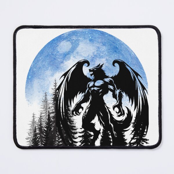 Item preview, Werewolf Blue Moon Wolf Full Moon on Halloween Costume Scary designed and sold by RadekArt.