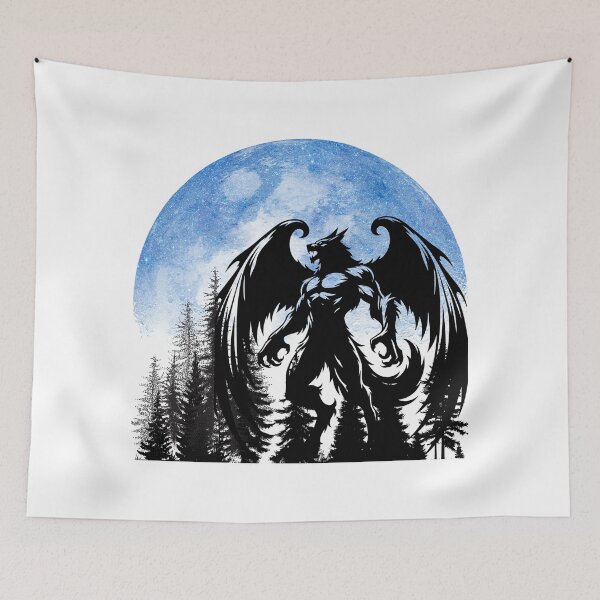 Item preview, Werewolf Blue Moon Wolf Full Moon on Halloween Costume Scary designed and sold by TataGra.