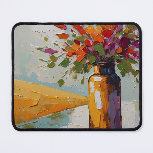 Item preview, Explosion of Autumn: Bold Floral Oil Painting designed and sold by Vitalka-uk.