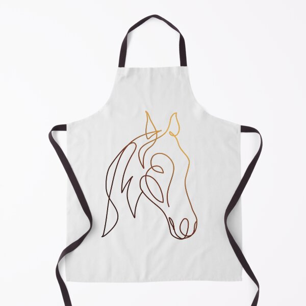 Item preview, horse one line colorful designed and sold by hemp3x.