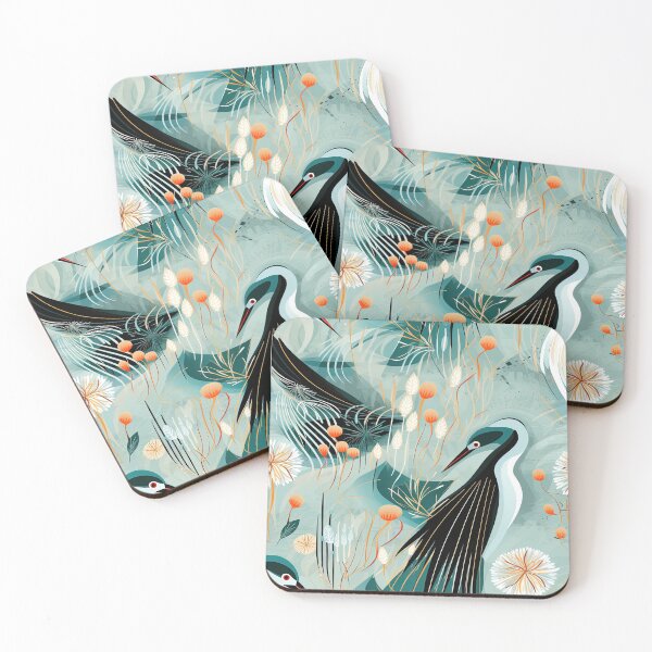 Item preview, Abstract Waterbirds  designed and sold by Eden Digital Creative.