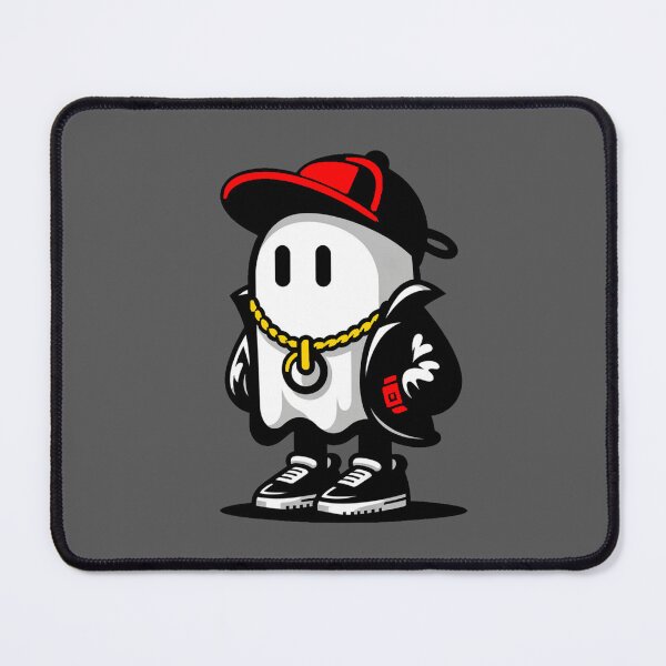 Item preview, Cartoon Ghost StreetWear Red on Gray designed and sold by Andrew Frelas.