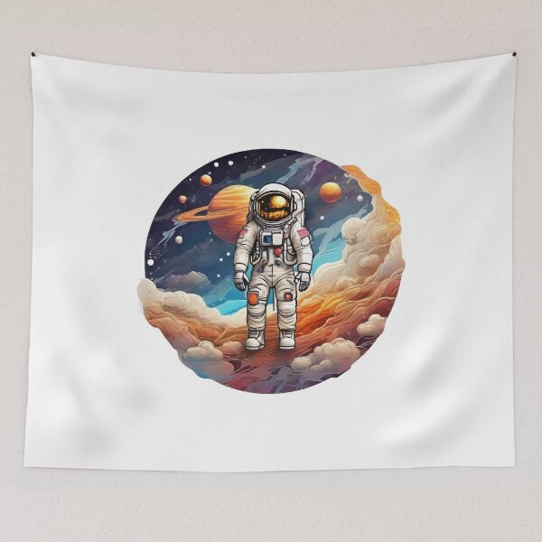 Item preview, Astronaut in Halo (543) designed and sold by WASjourney.