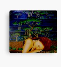 Nature Sleeping - Oil Painting Canvas Print