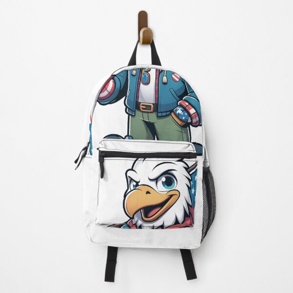Item preview, Proud American Bald Eagle with American Flag designed and sold by irek07.