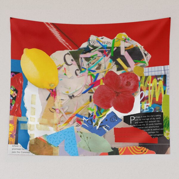 Item preview, Colorful Collage designed and sold by Swooncake Press.