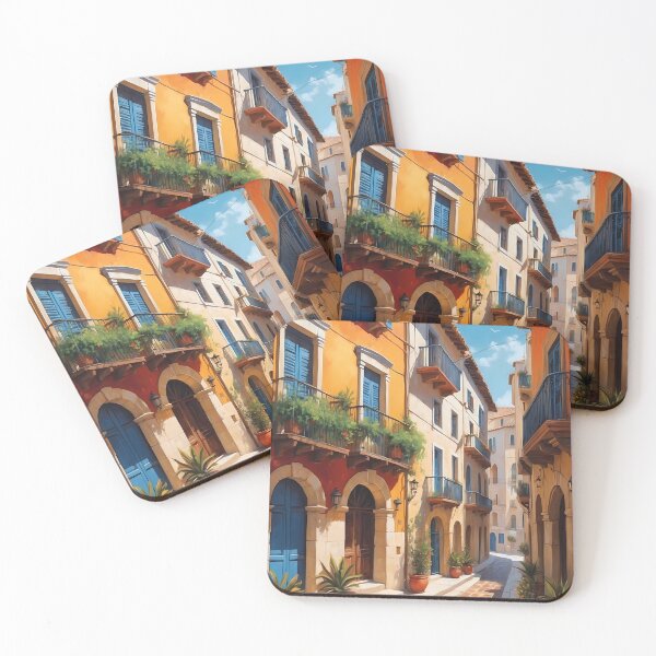 Item preview, Sunny Afternoon in a Mediterranean Alley designed and sold by Vitalka-uk.