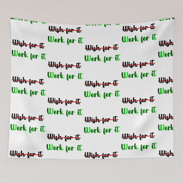 Item preview, Wish Poster do not wish for it work for it designed and sold by AMK-artworld.