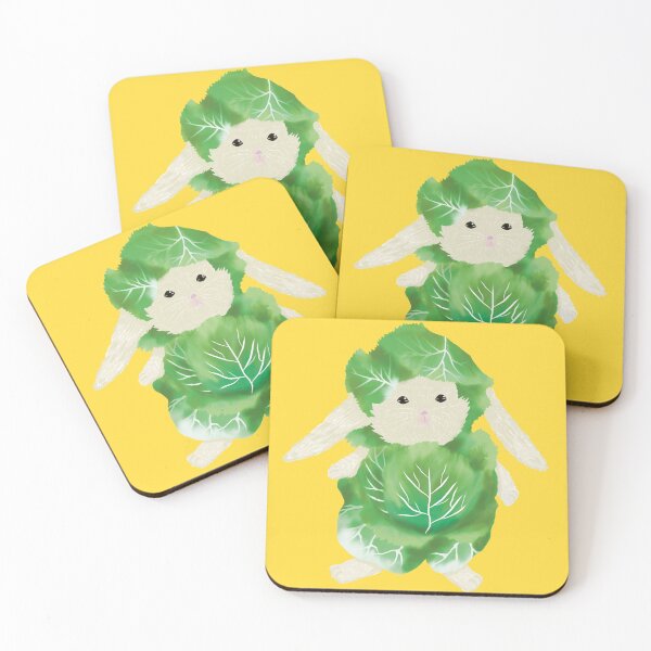 Item preview, rabbit dressed in cabbage designed and sold by BranketRabbit.