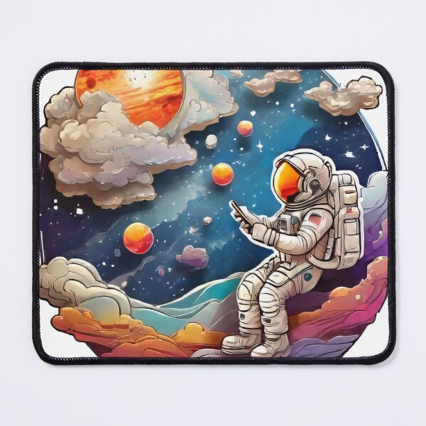 Item preview, Splash Paint Astronaut in Muted Colors (546) designed and sold by WASjourney.