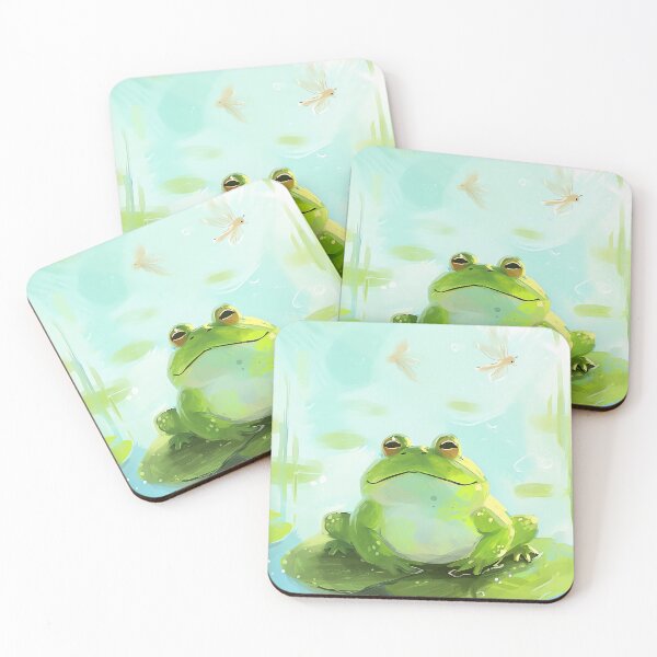 Item preview, Green Frog Lily Pad designed and sold by cute-animals99.