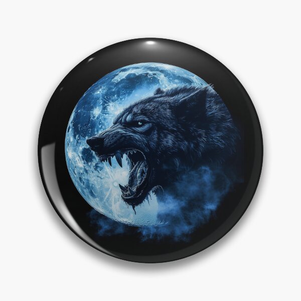 Item preview, Werewolf Blue Moon Wolf Full Moon on Halloween Costume Scary designed and sold by TataGra.