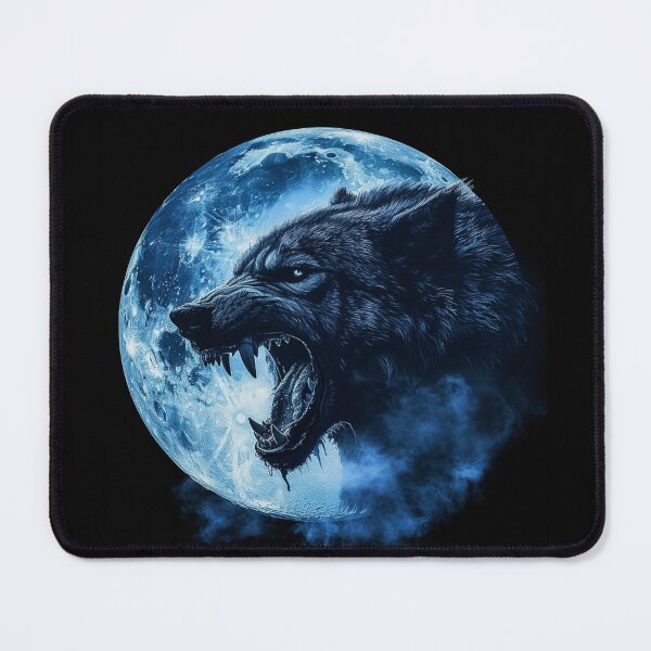 Item preview, Werewolf Blue Moon Wolf Full Moon on Halloween Costume Scary designed and sold by RadekArt.