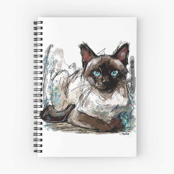 Item preview, Siamese Cat designed and sold by TraceyMackieArt.