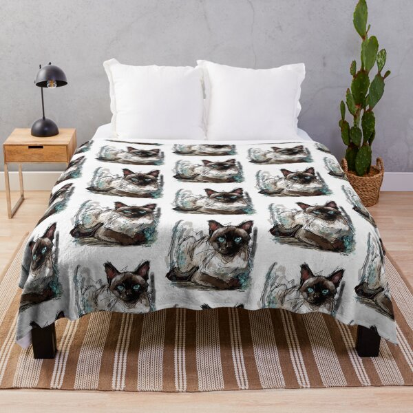 Item preview, Siamese Cat designed and sold by TraceyMackieArt.