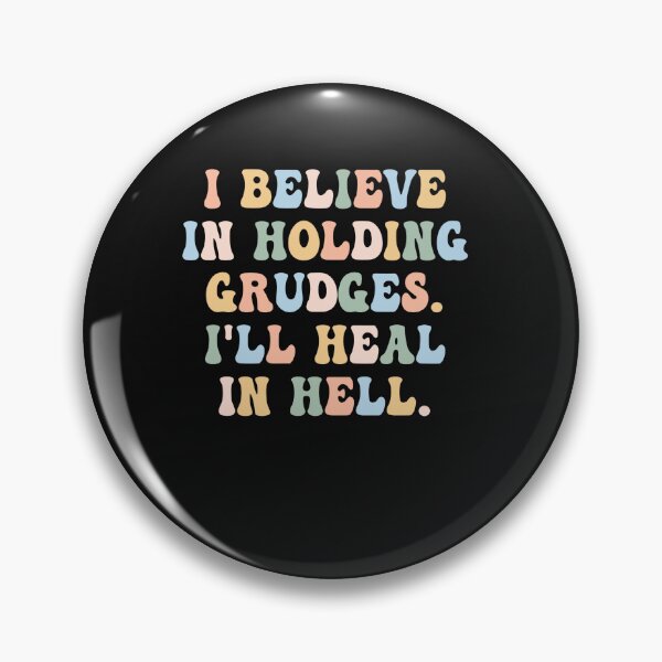 Item preview,  I Believe In Holding Grudges I'll Heal In Hell Rainbow Heart designed and sold by Pitchou07.