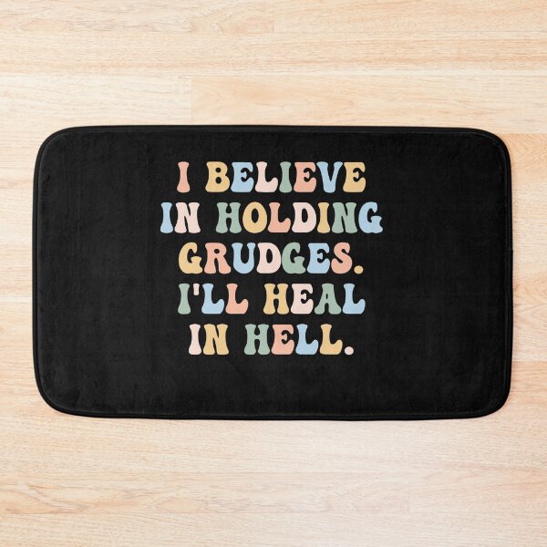Item preview,  I Believe In Holding Grudges I'll Heal In Hell Rainbow Heart designed and sold by Pitchou07.