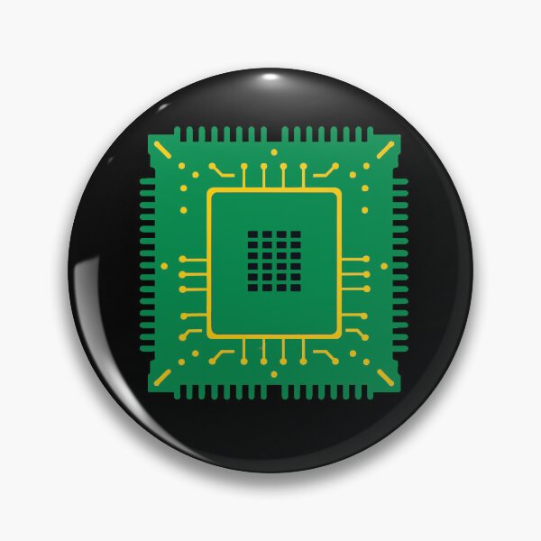 Item preview, Artistic Colourful CPU in Green, Gold and Black designed and sold by Andrew Frelas.