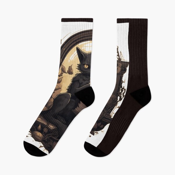 Item preview, Black cat reading designed and sold by AmHamadi.