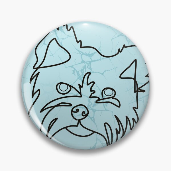 Item preview, blue yorkshire terrier designed and sold by hemp3x.