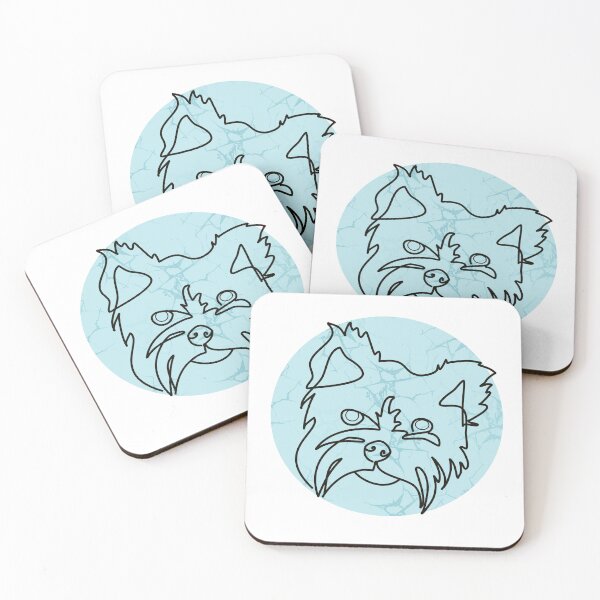 Item preview, blue yorkshire terrier designed and sold by hemp3x.
