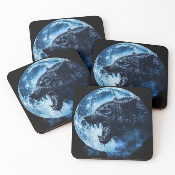 Item preview, Werewolf Blue Moon Wolf Full Moon on Halloween Costume Scary designed and sold by TataGra.