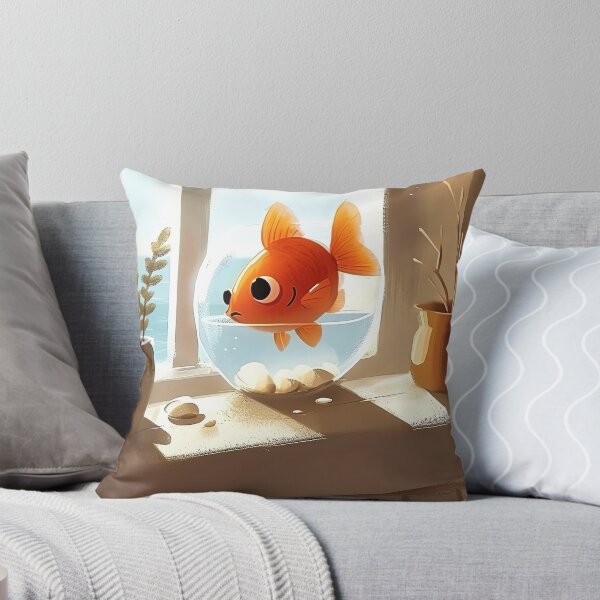 Item preview, Bright Goldfish Delight designed and sold by cute-animals99.