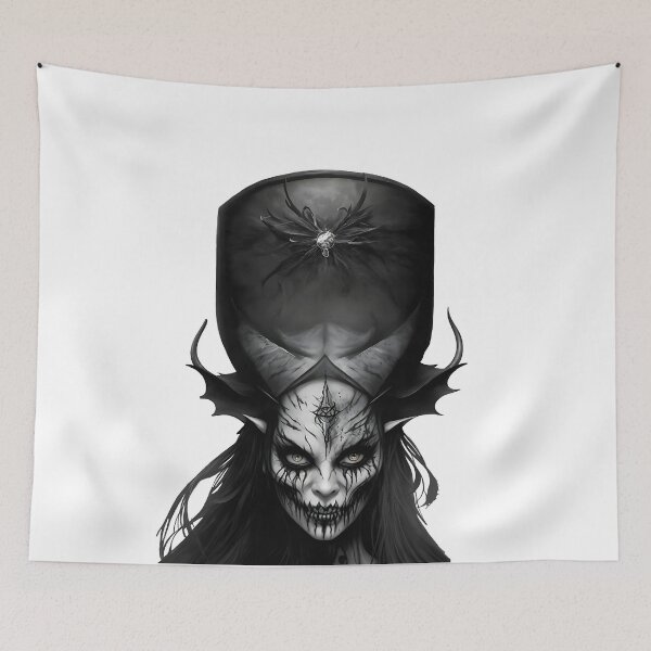 Item preview, Witch Devil Woman Woman Sorceress Magician Mystical Devil designed and sold by Frostquest.