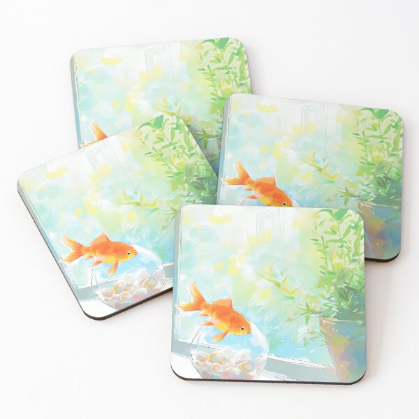 Item preview, Bright Goldfish Delight designed and sold by cute-animals99.